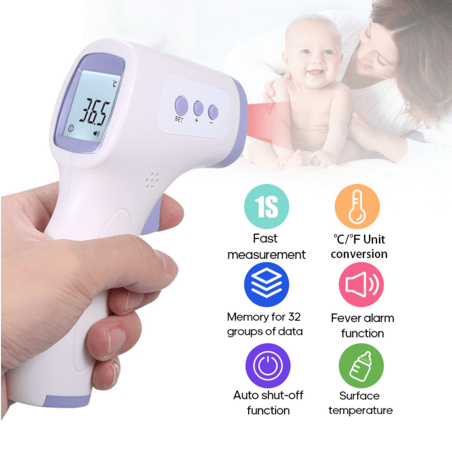 UK Infrared Digital Thermometer Non-Contact Forehead Baby /Adult Body Termometer 