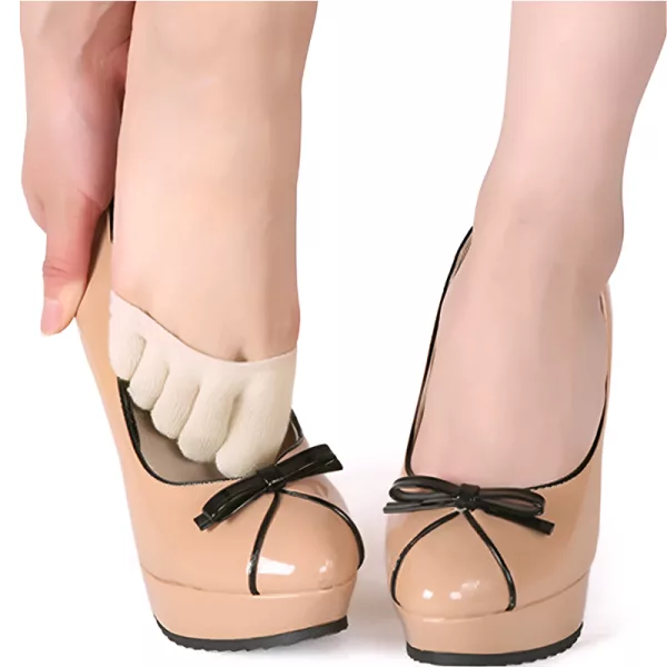 five toe socks, invisible socks, half insoles