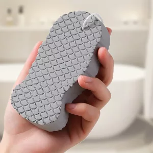 bath sponge, body scrubber, shower sponge, exfoliating sponge