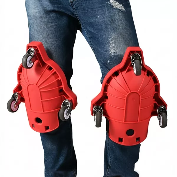 rolling knee pads, wheel knee pads,