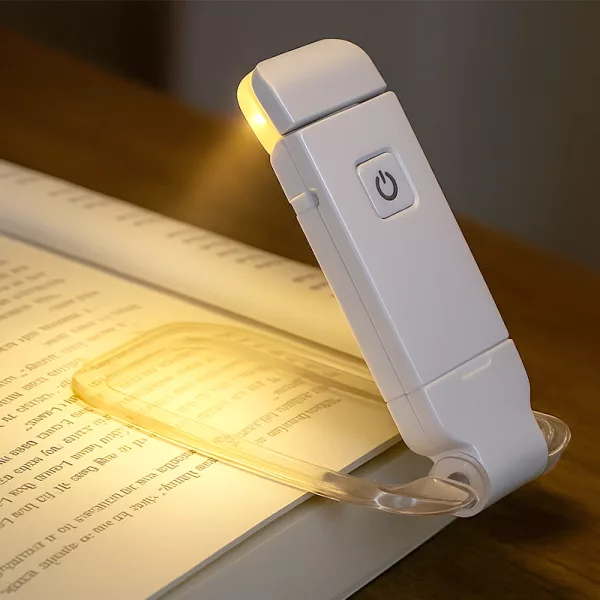 reading light clip, book light clip, rechargeable book light, clip on reading lamp