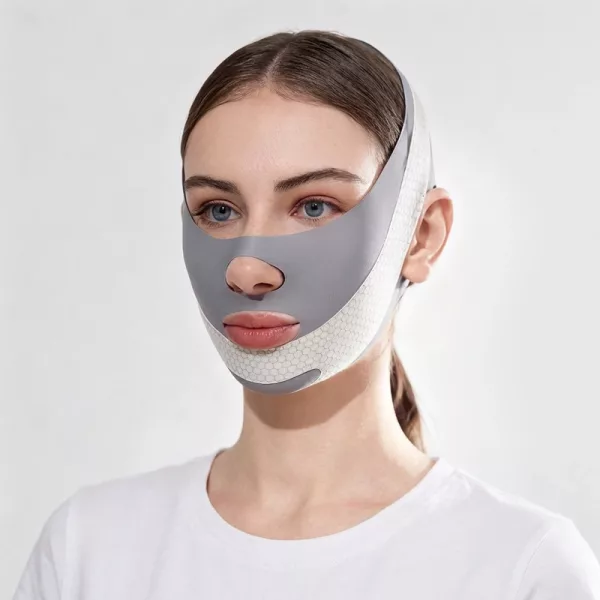 double chin strap, face slimming strap, face lifting belt, face lifting strap, face lifting wrap, v line chin strap